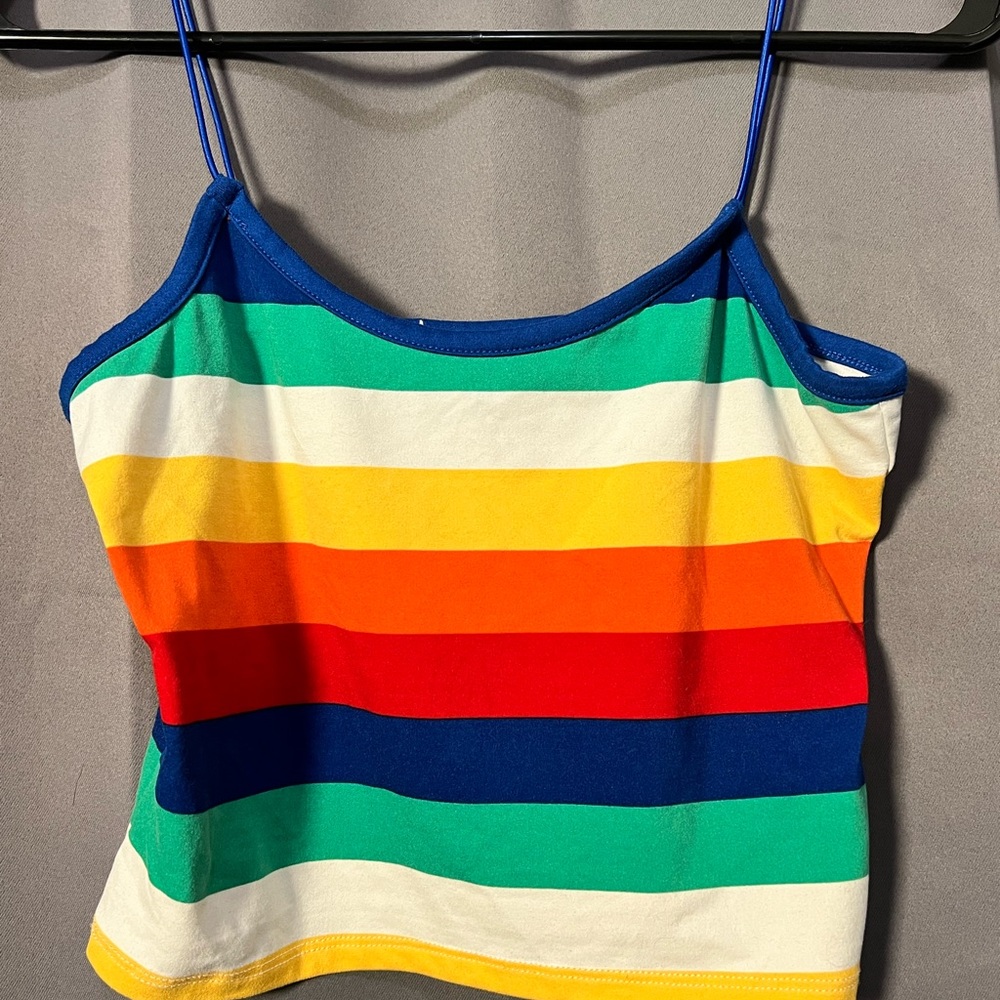 Colorful Striped Women's Top